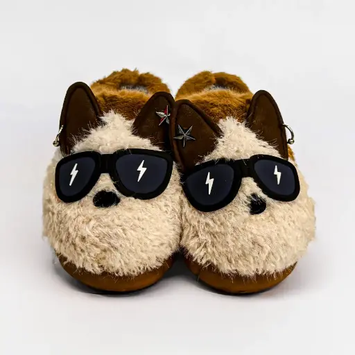 Brown Lightning Cool Fluffy